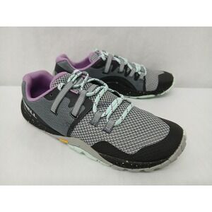 Merrell Trail Glove 6 Barefoot Running Shoes‎ J066830 Womens Gray Purple Vibram